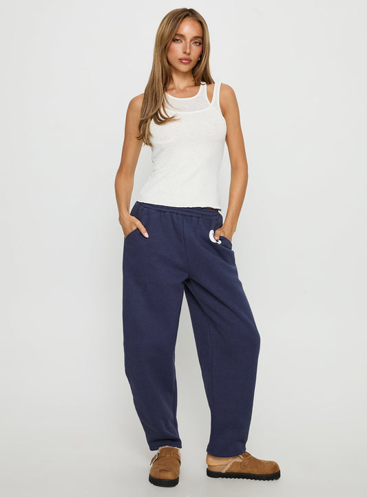 Route 08 Barrel Track Pant Navy