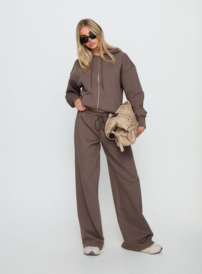 All Day Oversized Hoodie Mocha