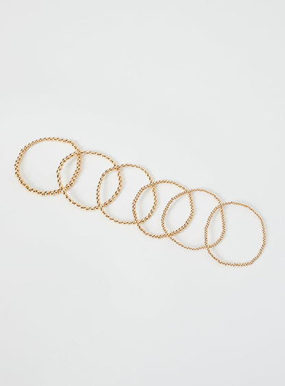 Leiko Bracelet Pack Gold