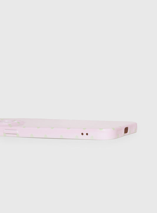 What You Wanted Iphone Case Pink Polka