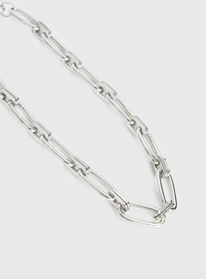 Good For You Necklace Silver