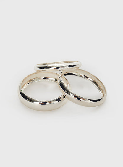 Farley Bangle Pack Silver