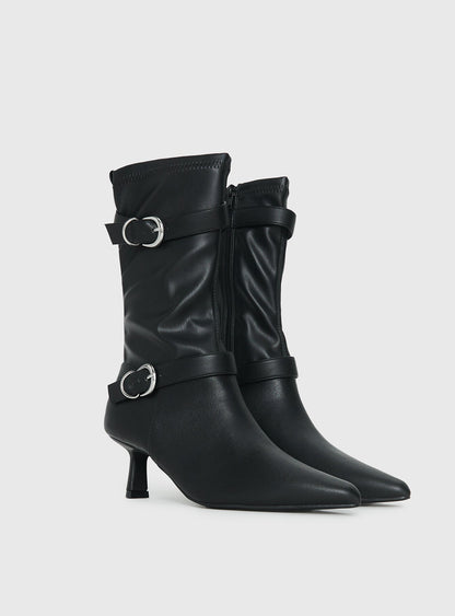 Therapy Kimme Sock Boots Black