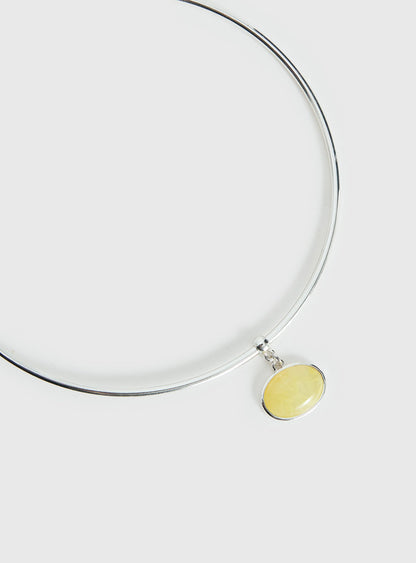 Vanita Necklace Silver / Yellow