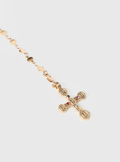 Sweet Talk Necklace Gold