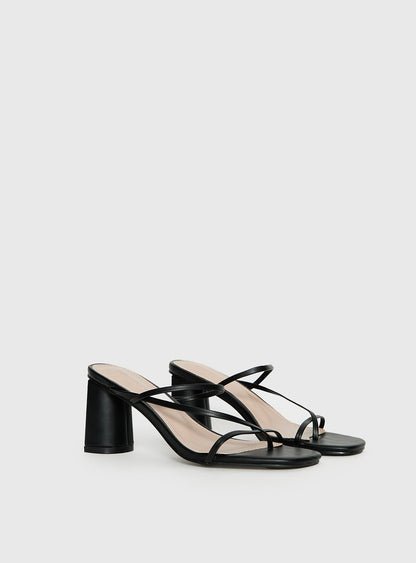 The Becka Heels Black