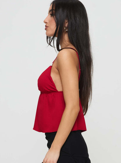 Missoura Top Red