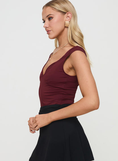 Zenon Bodysuit Wine