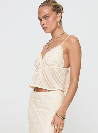 Jacintha Top Cream