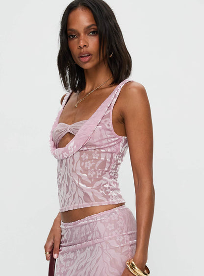 Delilah Top Pink