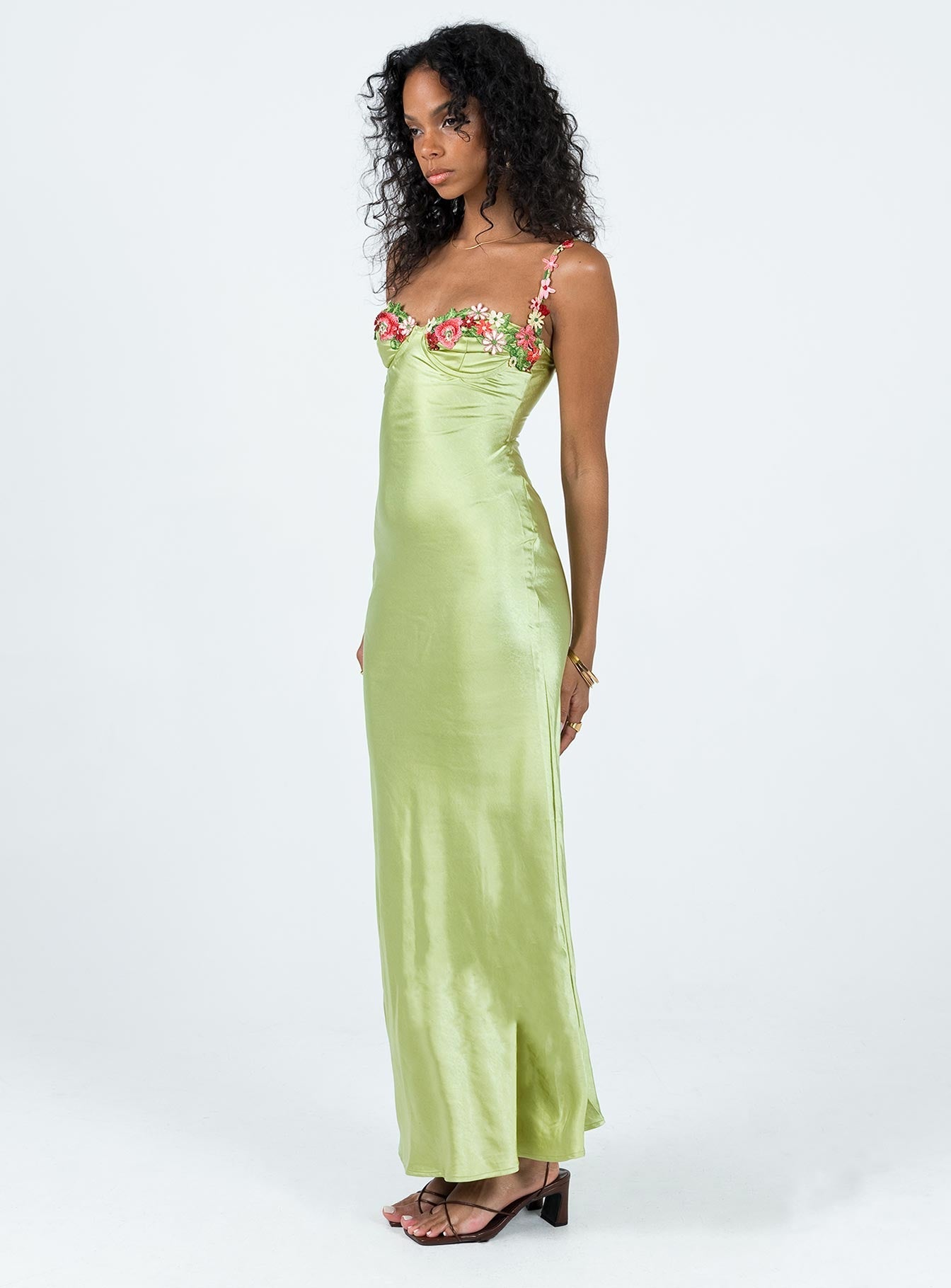 Kenzie Maxi Dress Green Lower Impact