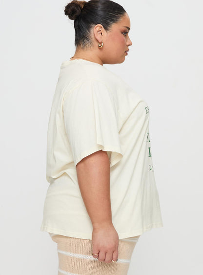 Local Produce Tee Cream Curve