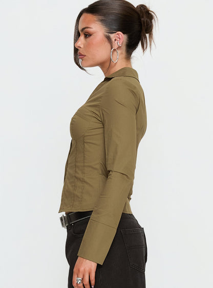 Zifa Shirt Khaki