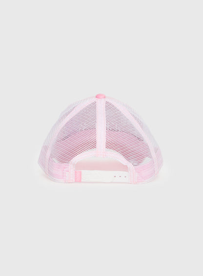 Von Dutch Velvet Trucker Hat Pink
