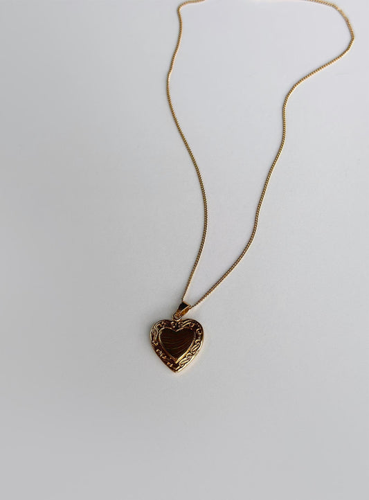 Lock It Up Gold Plated Necklace Gold