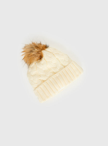 Los Angeles Dodgers Knit Beanie Cream
