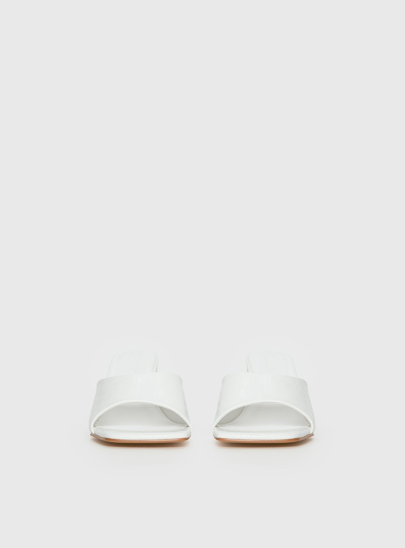 Sunset Boulevard Heels White