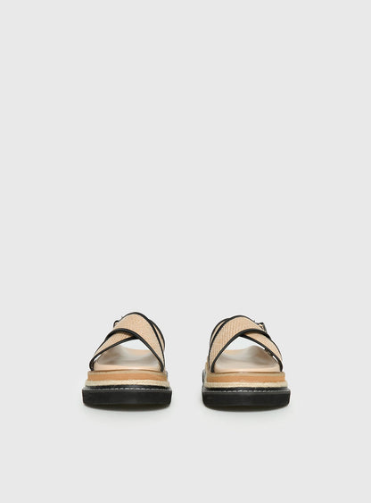Odi Sandals Tan / Black