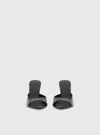 Let Love In Peep Toe Heels Black