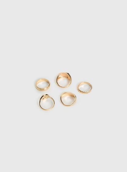 Montserrat Ring Pack Gold
