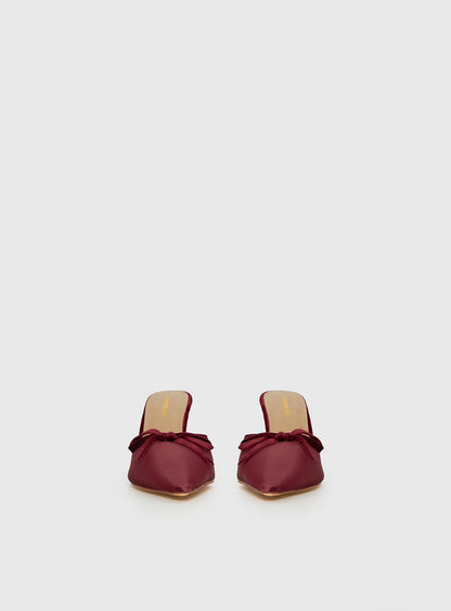 Lavon Pointed Toe Heels Red