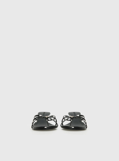 For The Rush Kitten Heels Black Polka