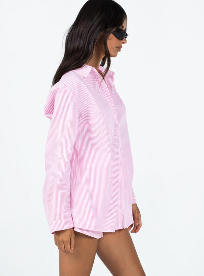 The Chloe Set Pink Stripe