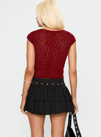 Nova Top Maroon