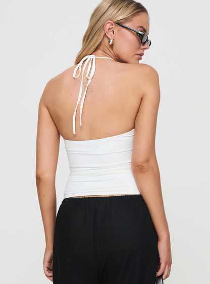 Ezekiel Nylon Top White