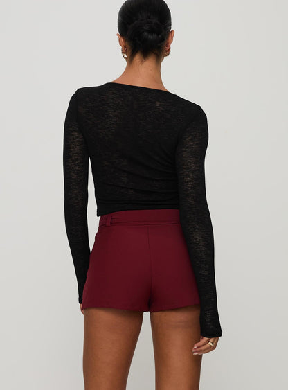 Volley Mini Skort Cherry Red Tall