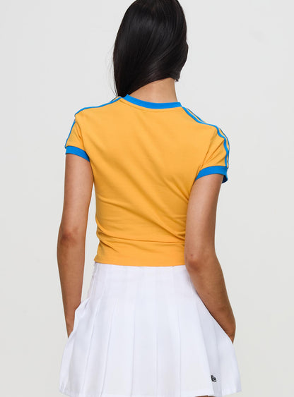UCLA Goalie Baby Tee Yellow