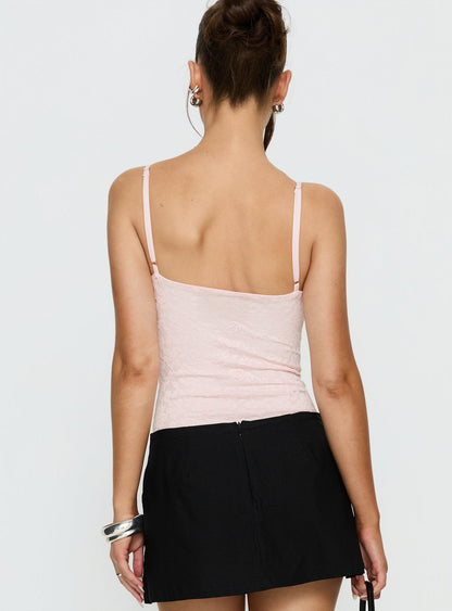 Laryna Lace Bodysuit Pink