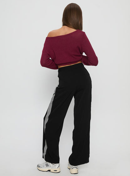 Fusion Tailored Track Pant Black