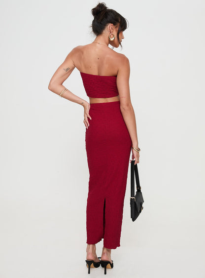 Martha Set Burgundy