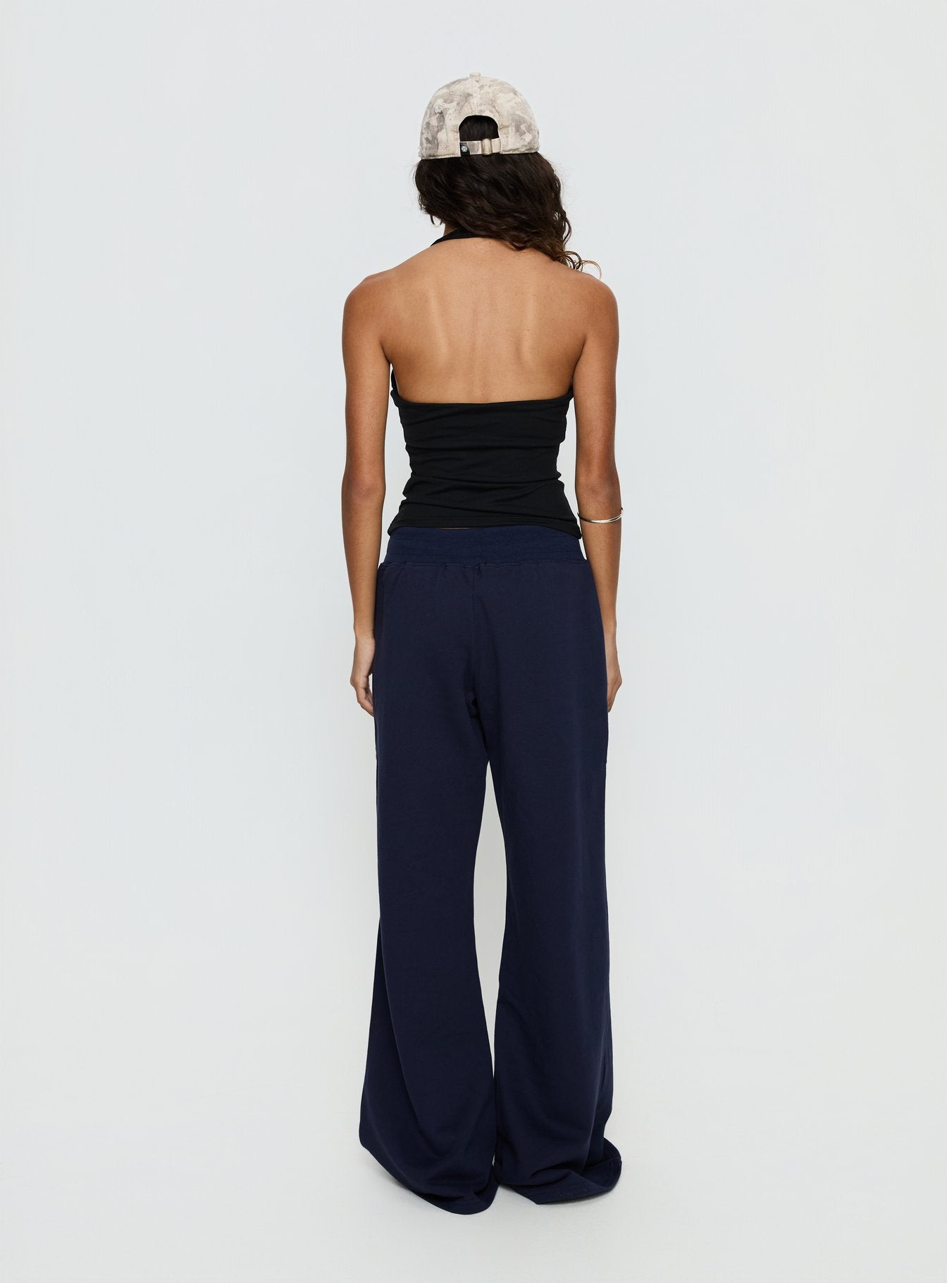 Summits Flared Track Pants Navy