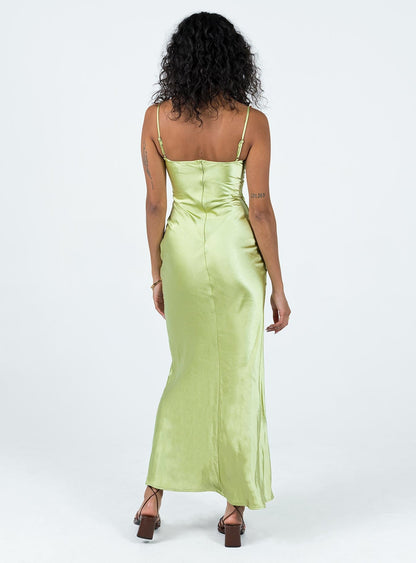 Kenzie Maxi Dress Green Lower Impact