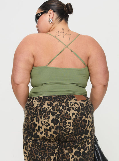 Miekie Top Green Curve