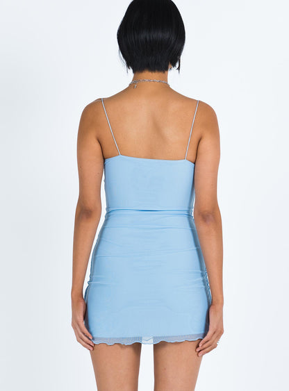 Sugar Mini Dress Blue