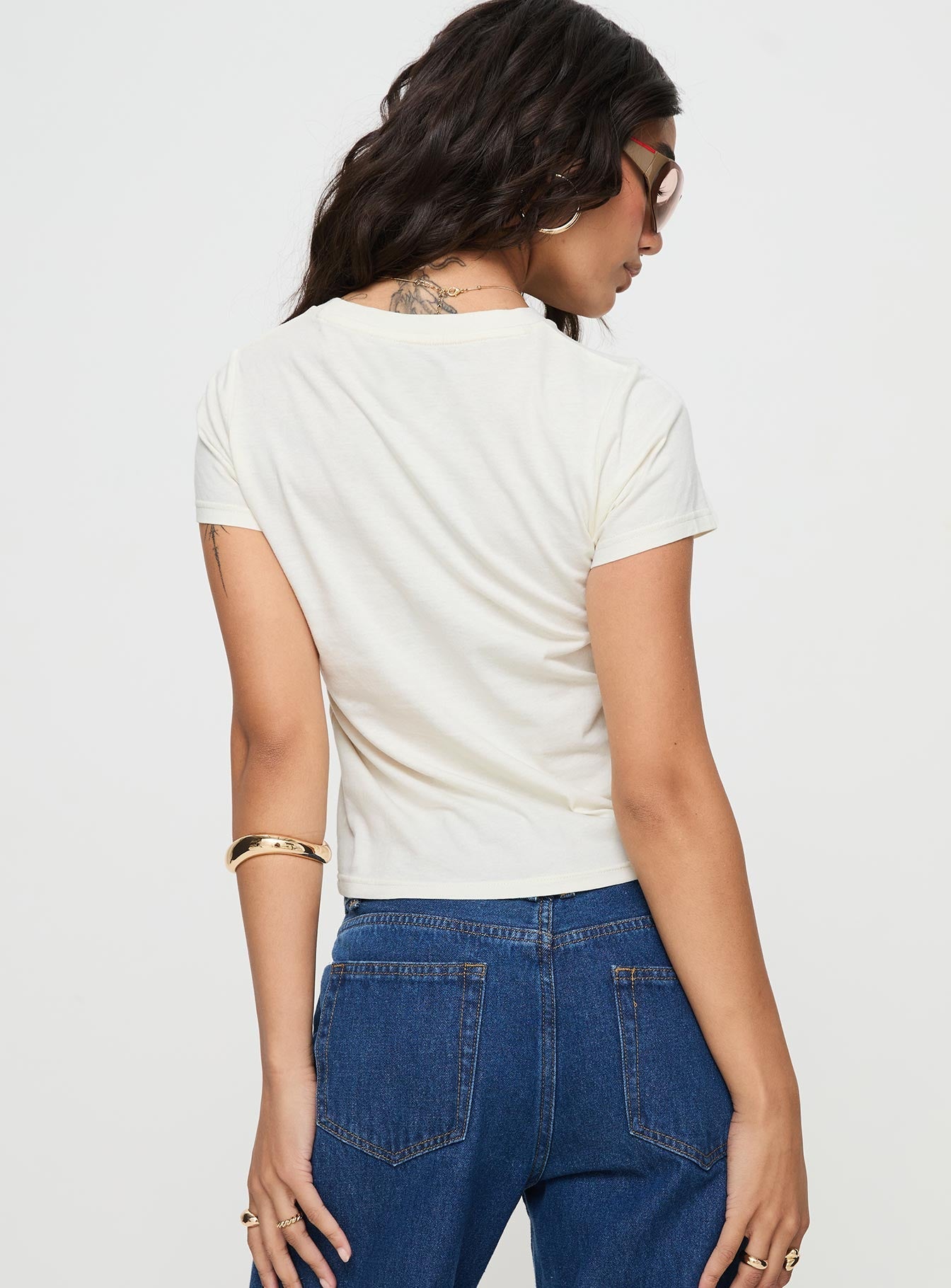 Cherry Cocktails Tee Cream