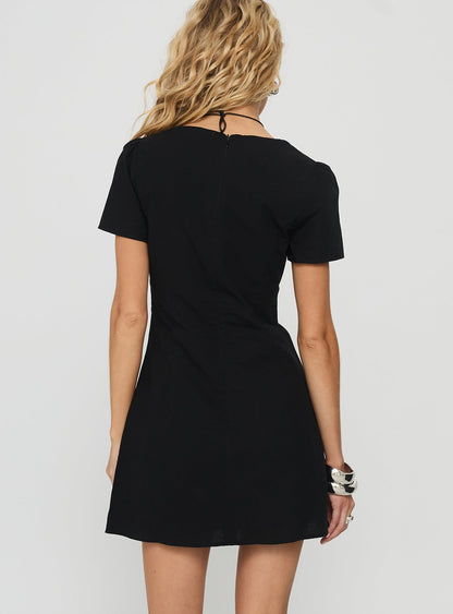 Loveliness Playsuit Black