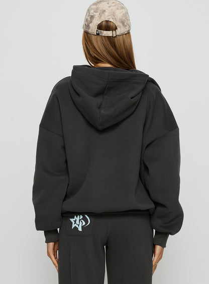 Princess Polly Stargirl Hoodie Charcoal