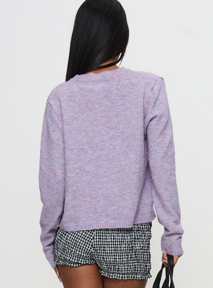 Denmark Cardigan Lilac