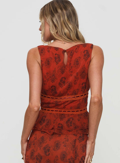Nikolise Top Red