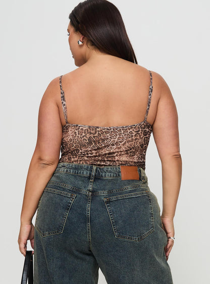 Elixia Bodysuit Leopard Curve