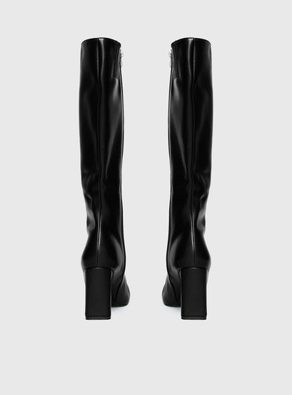Sawyer Knee High Boots Black