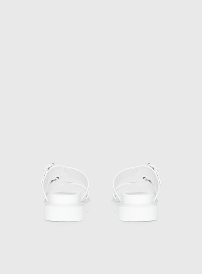 Ma Belle Sandals All White