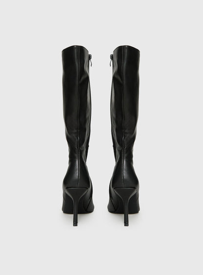 Elodiee Knee High Boots Black