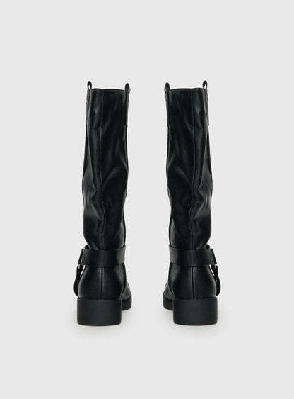 Wrecked Western Boots Black