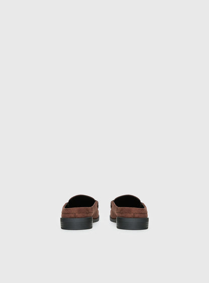 Therapy Atticus Faux Suede Slip On Loafer Brown