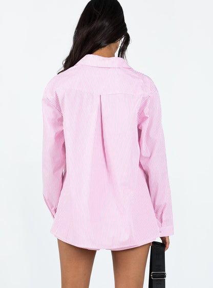 The Chloe Set Pink Stripe